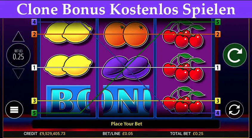 Clone Bonus kostenlos spielen