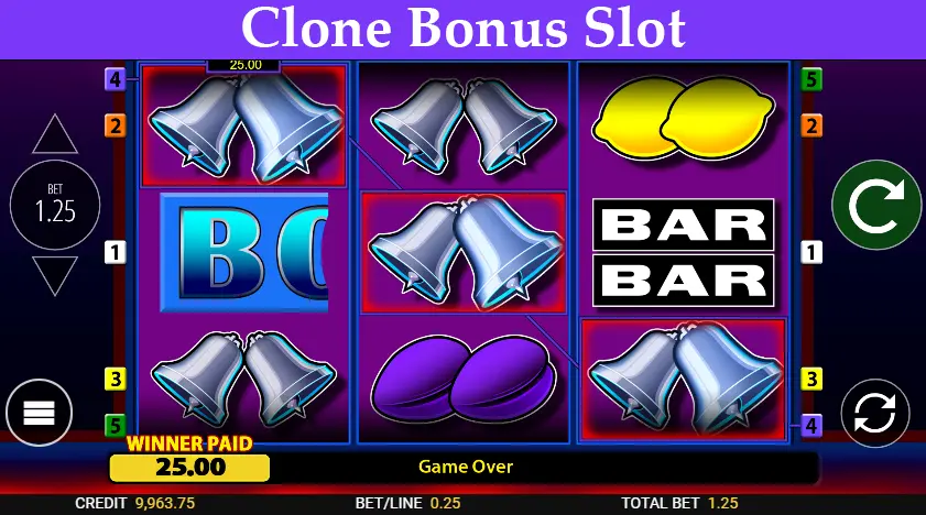 clone bonus slot