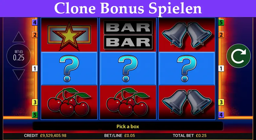 clone bonus spielen
